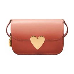 Fossil Lennox Red Medium Leather Cross Body Bag-48