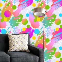 ArtzFolio Printed UV-Resistant Anti-Bacterial Geometric Pattern Peel & Stick Wallpaper-image-74