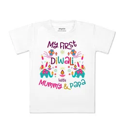 Arvesa Kids Typography Printed Applique T-shirt-picture-17