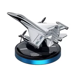 Cartronics Fighter Jet Shaped Solar Powered Car Air Freshner Blue-5