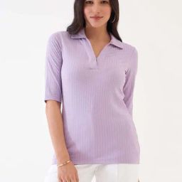 SALT Attire Lavender Plain Top-picture-26