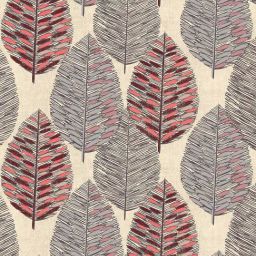 SPACES DRAPE STORY Elegent Grey & Pink Polyester 5 ft Window Curtain - Set of 2 image 3