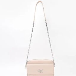 Calvin Klein Polyester Pink Solid Crossbody Bag-image-75