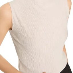 MIXXO Beige Pleated Regular Fit Top-picture-12