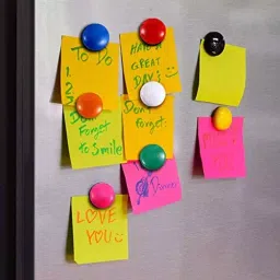 EDUWAY Magnetic Button Set Multicolour 30 mm Diameter for Stick Notes, Photos, Charts and More (Set of 10) image 5