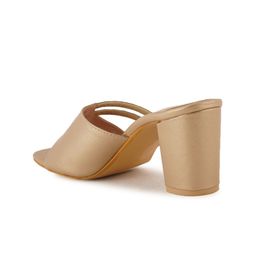 ZENVO Embellished Open Toe Block Heels image 4