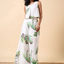 Marigold Lane Scoop Neck Printed Top With Palazzo Co-Ords-picture-58