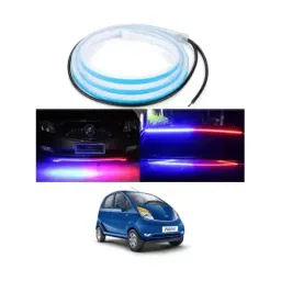 Cartronics 120cm Police strip Type Led  Red Blue  For TATA Nano-image-23