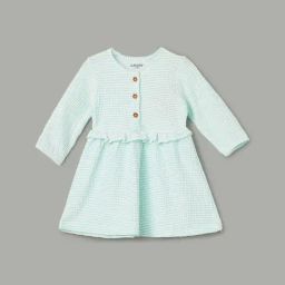 Juniors by Lifestyle Girls Blue Cotton Dress-image-8