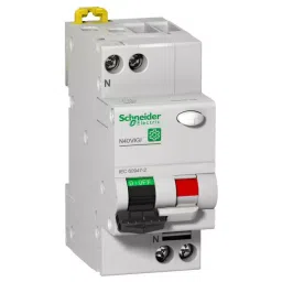 Schneider Electric DIN Rail Mount Type C 1 Pole Multi 9 Range 16 A RCBO, M9D11616-4