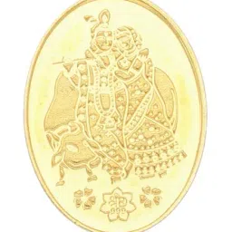 Sri Jagdamba Pearls Radha Krishna 24k (999) 4gm Gold Coin-picture-12