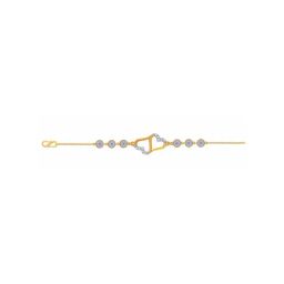 P.C. Chandra Jewellers 14k Yellow Gold American Diamond Bracelet-picture-34