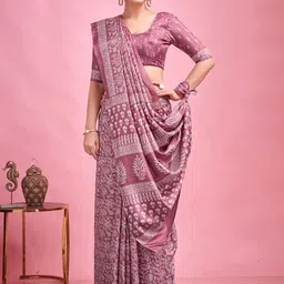 Sangria Printed Saree With Blouse-image-88