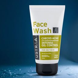 Ustraa Men Face Wash For Oily Skin 100g-image-67
