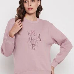 MADAME Mauve Embellished Sweatshirt-picture-15