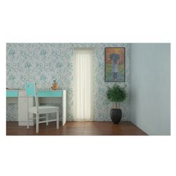 Adona Mystica Solid Teak Wood Study Chair - Turquoise White-picture-15