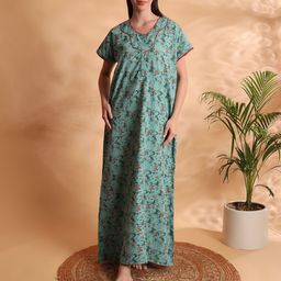 G4Girl Printed Maxi Nightdress-picture-14