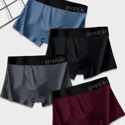 FiveFlag Pack of 4 Multicoloured Modal Trunks-image-57