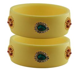 Vidhya Kangan Women Beige Bangle-image-29
