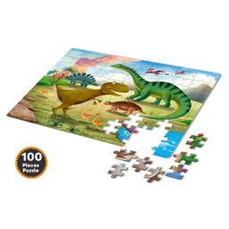 Popcorn Dinosaurs Jigsaw Puzzle Book - Multicolour image 2