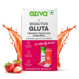 OZiva Bioactive Gluta with L-Glutathione to Reduce Skin Cellular Damage & Pigmentation  (2 x 15 Tablets) image 2