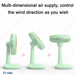 Bunie Rechargeable Portable Desktop FanGreen image 2