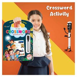 gowoo Write, Wipe & take Along Fun With , Play with Mazes , Spot the Difference , Word Search , Crossword With Pen | Combo of 5 |Explorer's Delight Set image 3