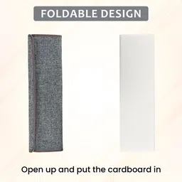 Kuber Industries Grey Pack of 2 Foldable Socks Organisers with Transparent Lid image 3
