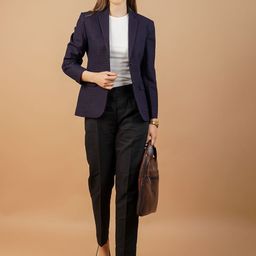 INDOPHILIA Checked Cotton Single-Breasted Blazers-image-50