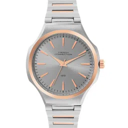 French Connection Men Dial & Stainless Steel Bracelet Style Straps Analogue Watch FCH16RTM-51