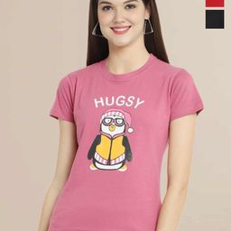 Metronaut Set of 3 Women Printed T-shirt-image-11