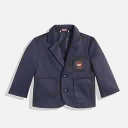 U.S. Polo Assn. Kids Boys Solid Regular Fit Single-Breasted Casual Blazer-picture-51