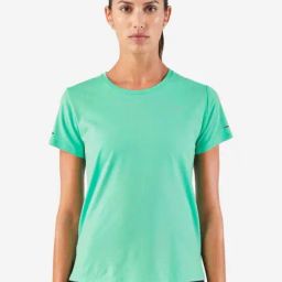 KIPRUN By Decathlon Green Plain T-Shirt-76