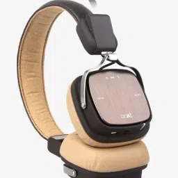 boAt Rockerz 600 T Wireless Headphone with Immersive Sound, Cosy Earcups& Up to 20H Playtime (Brown)-0