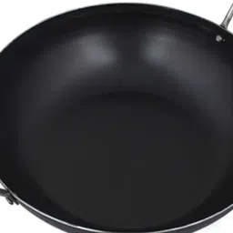 The Indus Valley Induction Friendly Iron Flat Base Kadai - Set of 1 image 2