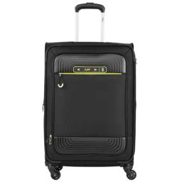 Skybags Quartz Black Solid Soft Medium Trolley Bag - 46 cm-image-35