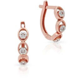 Malabar Gold & Diamonds BIS Hallmark (750) 18k Rose Gold Earring For Women-image-37