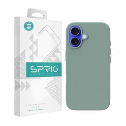 SPRIG Solid Printed iPhone 16 Back Case Mobile Accessories-1