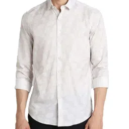Simon Carter London Pink Printed Slim Fit Shirt-image-42
