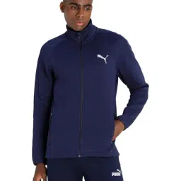 Puma Navy Full Sleeves Jacket-image-48