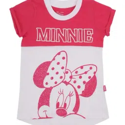 Proteens Kids White & Fuchsia Cotton Printed T-Shirt-image-57
