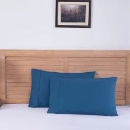 Maspar Colorart Slumber Blue 200 TC Cotton Pillow Covers - Set of 2-picture-25