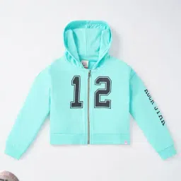 Ed-a-Mamma Kids Blue Printed  Jacket-image-90
