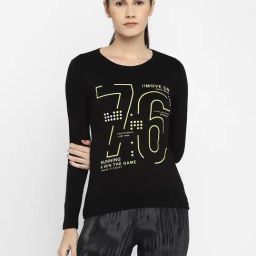 Appulse Black Printed Slim Fit Cotton T-Shirt-image-89