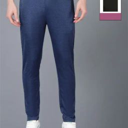 Force NXT Blue & Olive Regular Fit Sports Trackpants - Pack Of 2-image-16