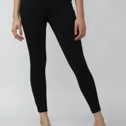 Van Heusen Black Mid Rise Tights-15
