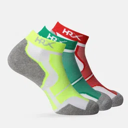HRX by Hrithik Roshan Men Pack of 3 Ankle Length Terry Sports Socks-49