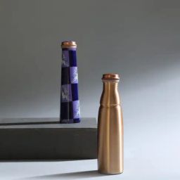 Home4U Rez Multicolor Copper Water Bottle (900 ml)-15