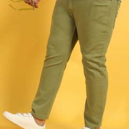Instafab Plus Green Regular fit Plus Size Jeans-image-90
