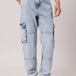 Style Quotient Men Cotton Relaxed Fit Heavy Fade Jeans-image-35